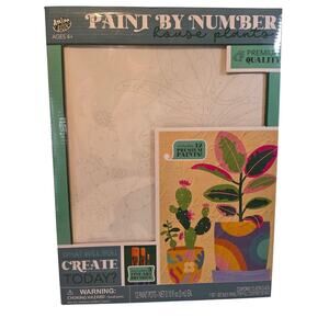 Anker Art Paint By Number 12 House Plants Craft Hobby Painting Gifts